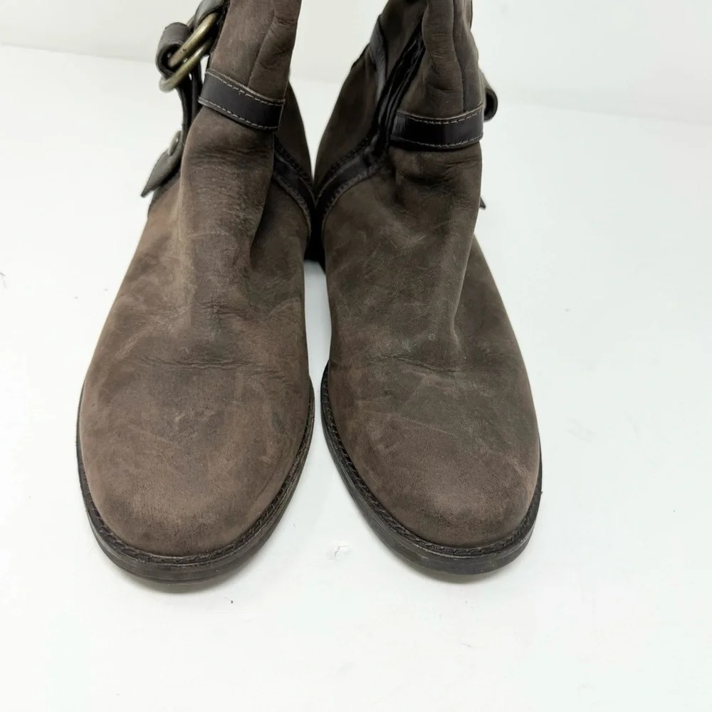 Cole Haan Air Liberty Vintage Leather Riding Boots Brown Size 6 - Picture 3 of 7